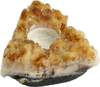 Citrine tealight holder