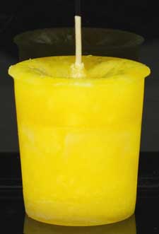 Positive Energy Herbal votive - yellow