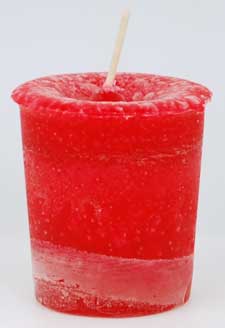 Seduction Herbal votive - red pink