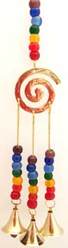 7 Chakra Spiral wind chime