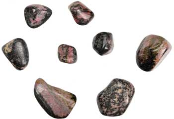 1 Lb Rhodonite tumbled