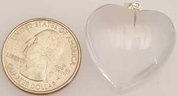 1" Quartz heart