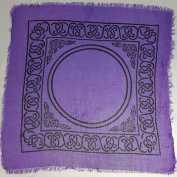 Celtic altar or tarot cloth