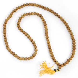 Small Sandalwood Prayer Mala 3.5mm