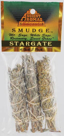 Stargate smudge 3pk 4"