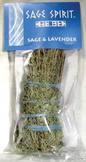 Sage & Lavender smudge stick 5"