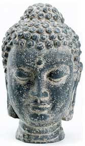 Buddha Head 11 1/4"