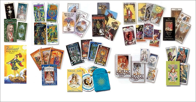 Wide Assortment of Tarot Decks ...